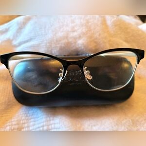 Coach Black Cat-Eye Women's Glasses